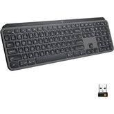 Logitech MX Keys Illuminated Wireless Keyboard with Bluetooth, USB-C – Graphite